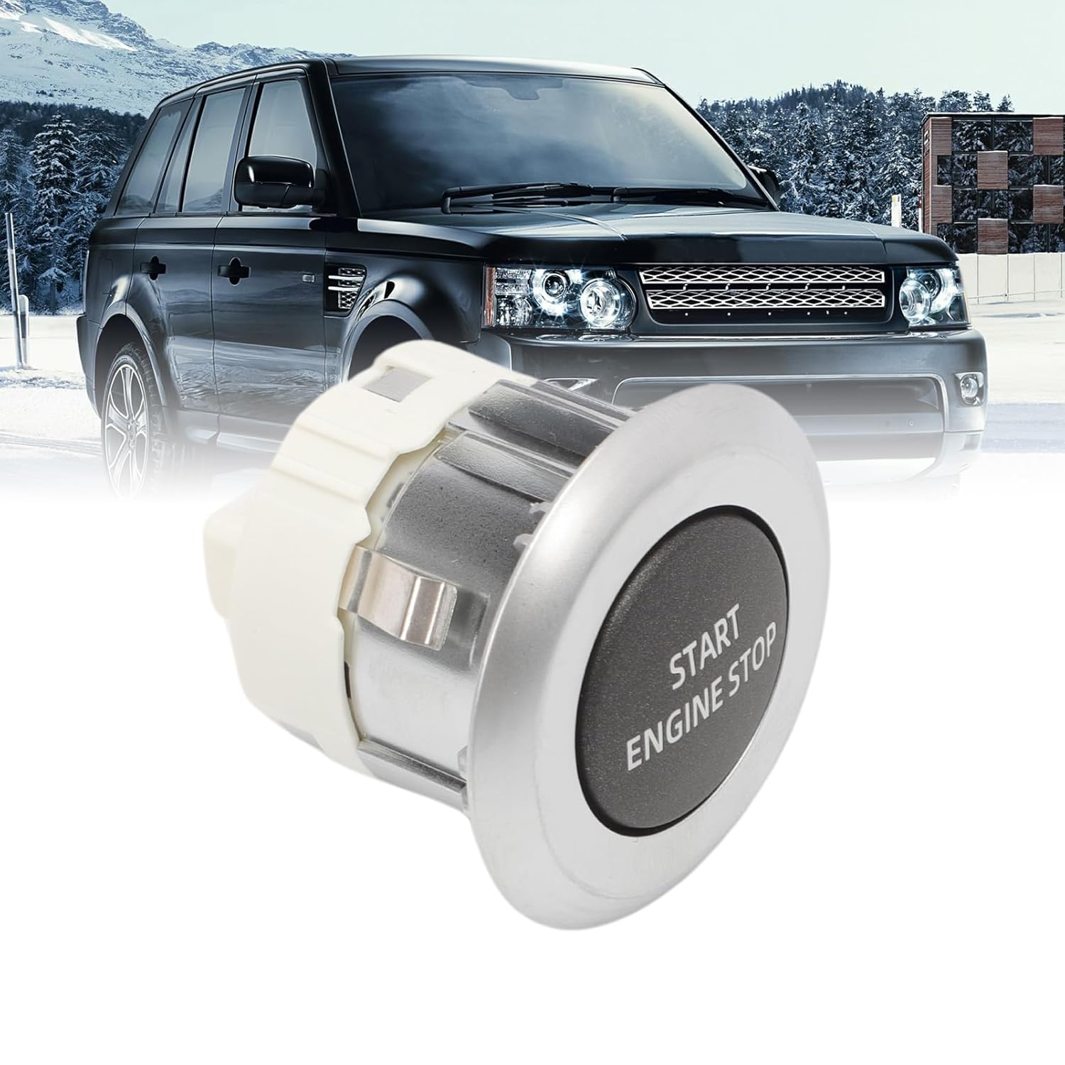 Attisfiera Start/Stop Push Button Switch for LR4 Discovery 4 and Range Rover Sport