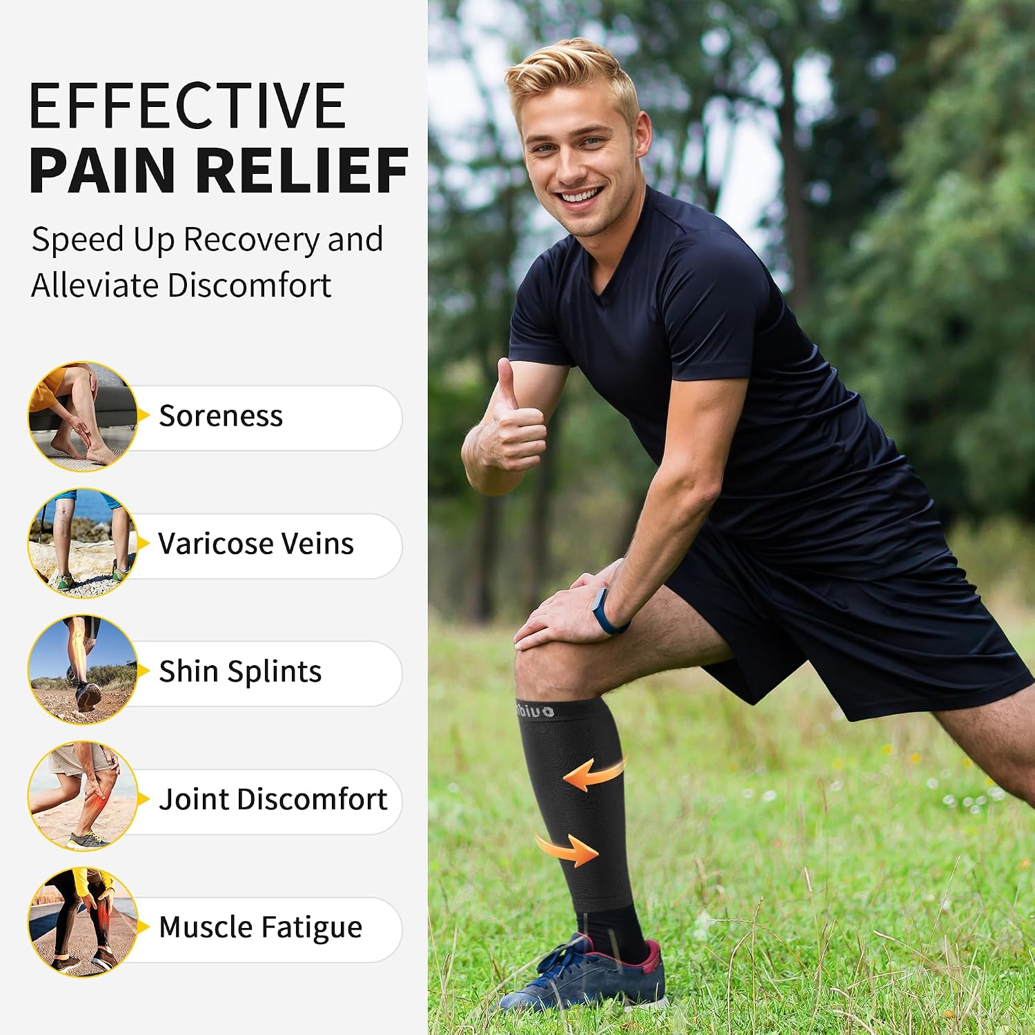 Thumbnail 5 de Cambivo Calf Sleeves 20-30mmHg