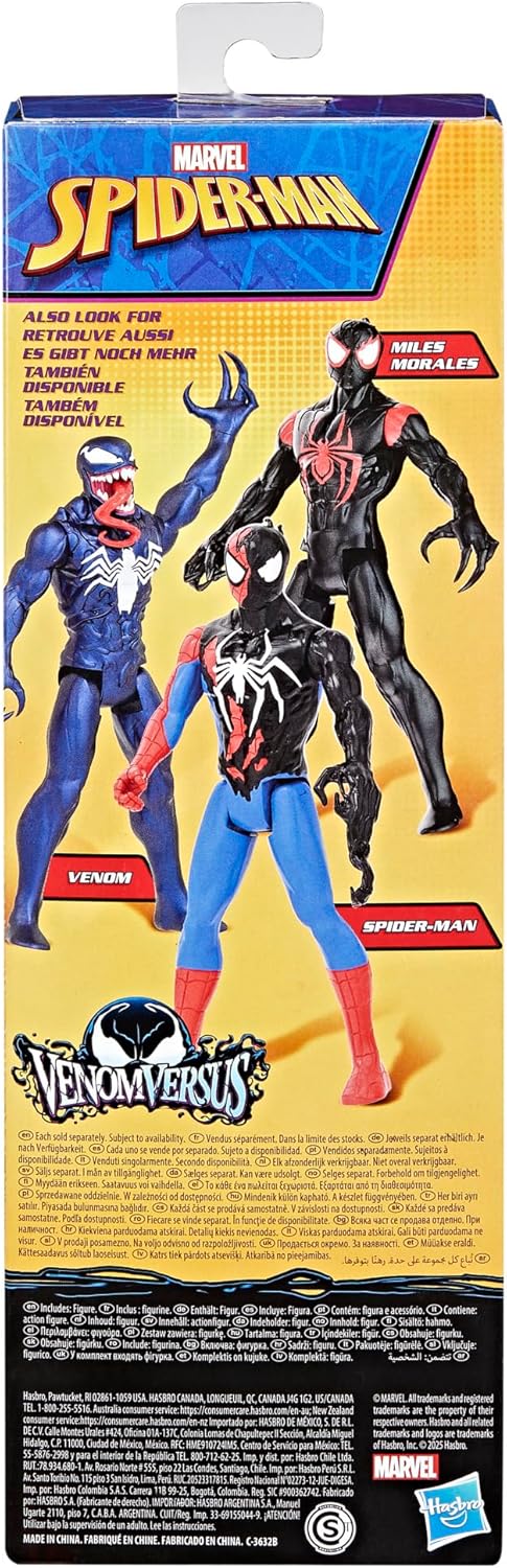 Thumbnail 4 de Figurine Marvel Spider-Man VenomVersus Titan Hero Series (Venom) – 30 cm, articulations pour poses