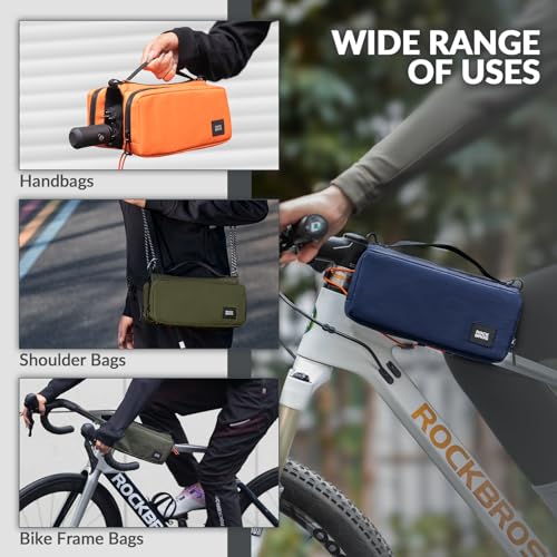 Detalle 2 de Sacoche ROCKBROS cadre vélo 2 L ⚙