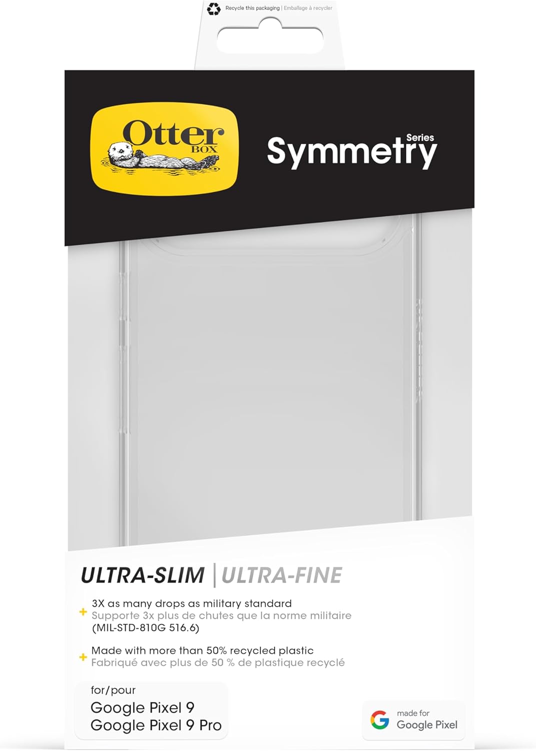 Thumbnail 4 de OtterBox Cover per Google Pixel 9 / Pixel 9 Pro Symmetry Clear: protezione slim e trasparente