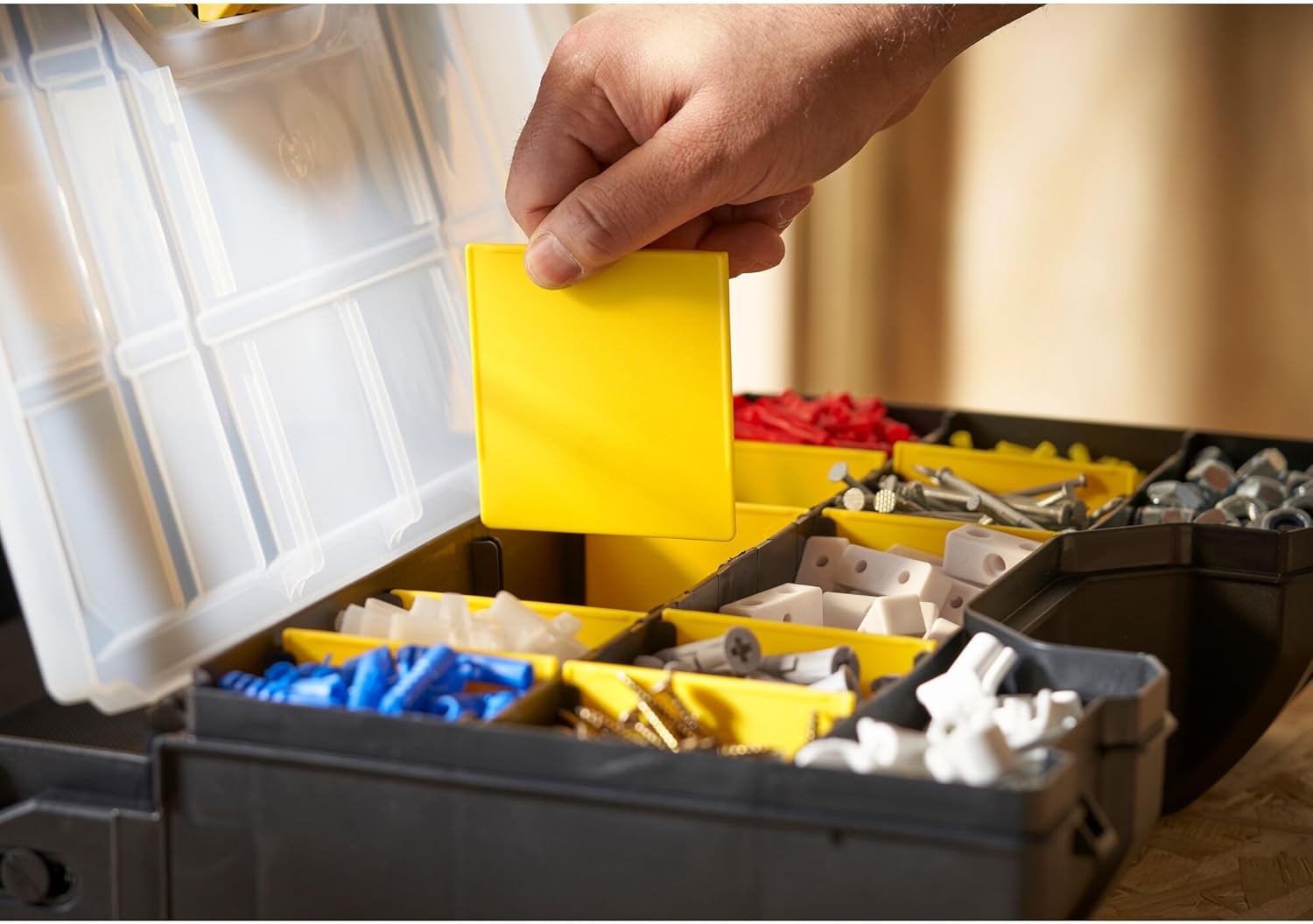 Thumbnail 6 de STANLEY STST1-71963 doppio organizer per valigetta, organizer 3-in-1 con divisori mobili