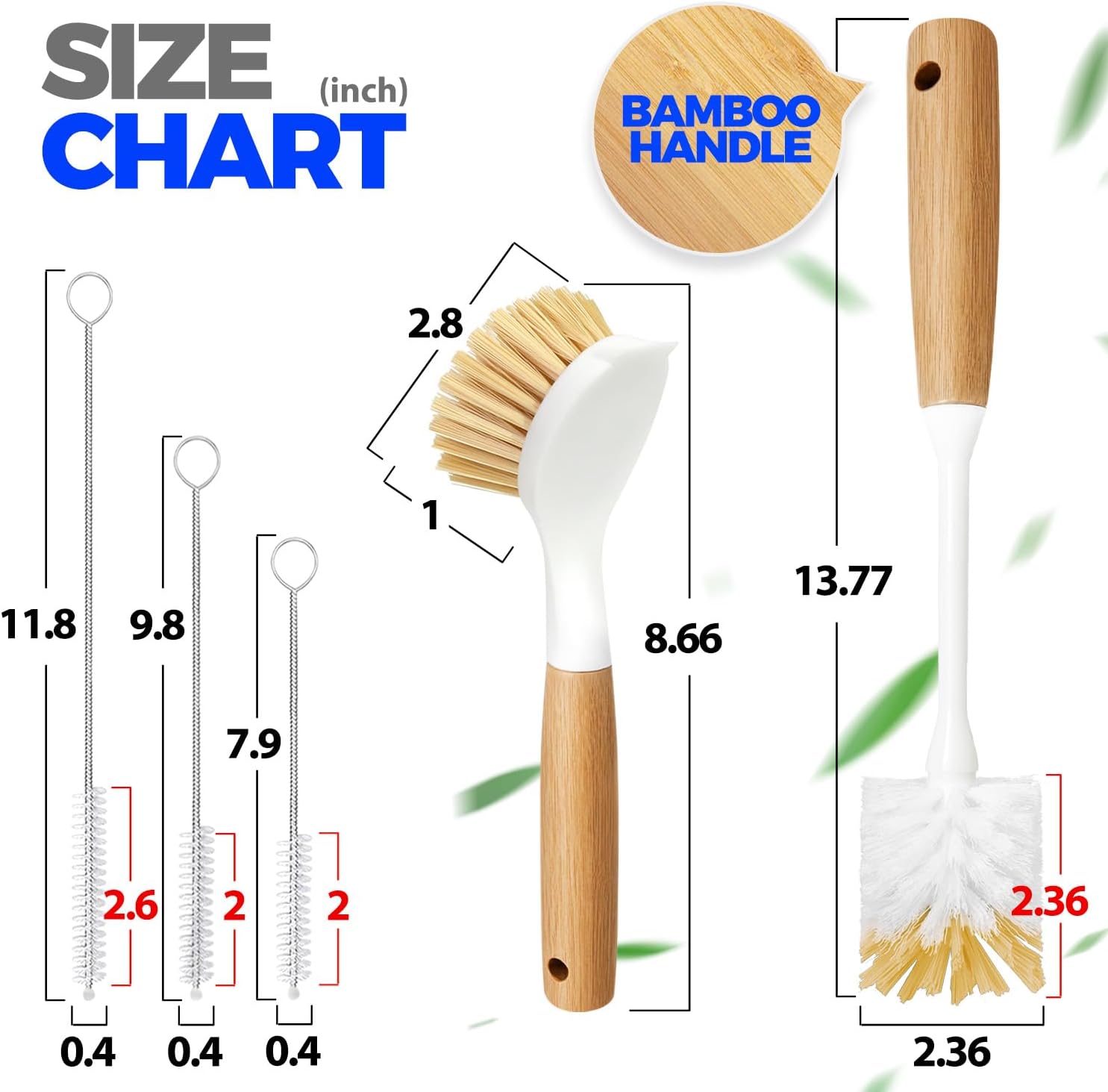 Detalle de Holikme Dish Brush Set 5-Pack