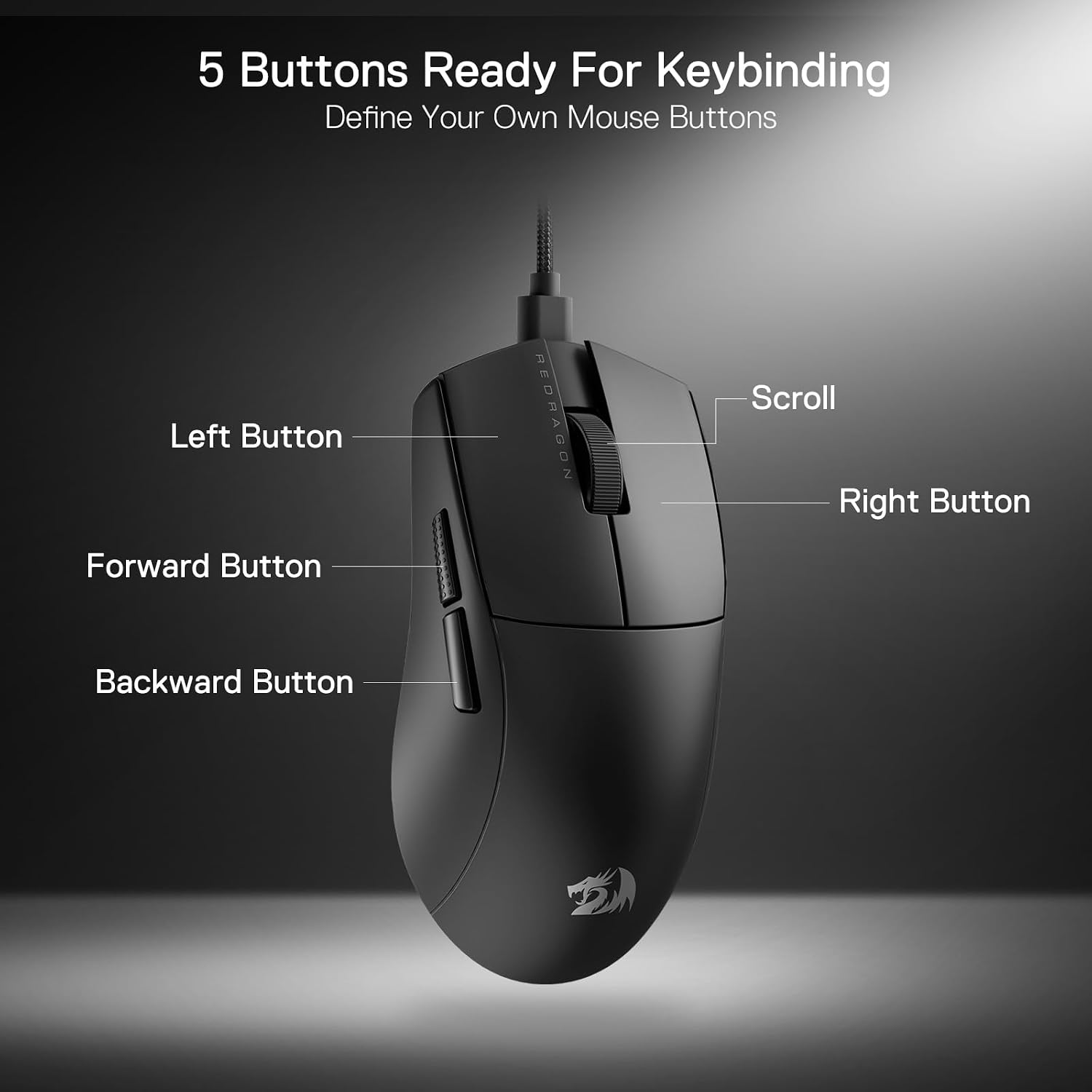 Thumbnail 3 de Redragon M996 Wired Gaming Mouse review: precise 26,000 DPI, lightweight 42g and programmable controls