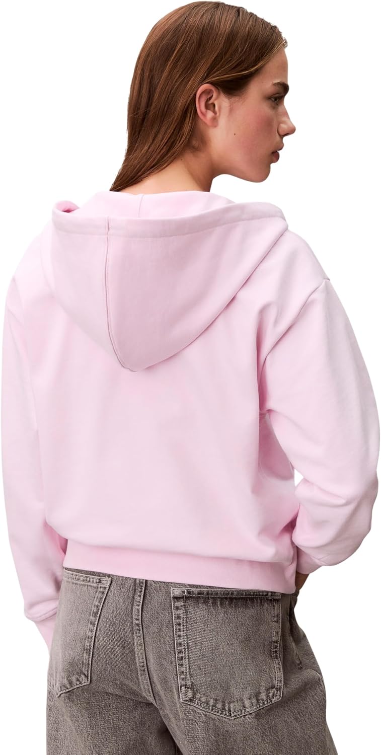 Thumbnail 3 de Calvin Klein Donna Felpa con zip Archive Logo French Terry con cappuccio