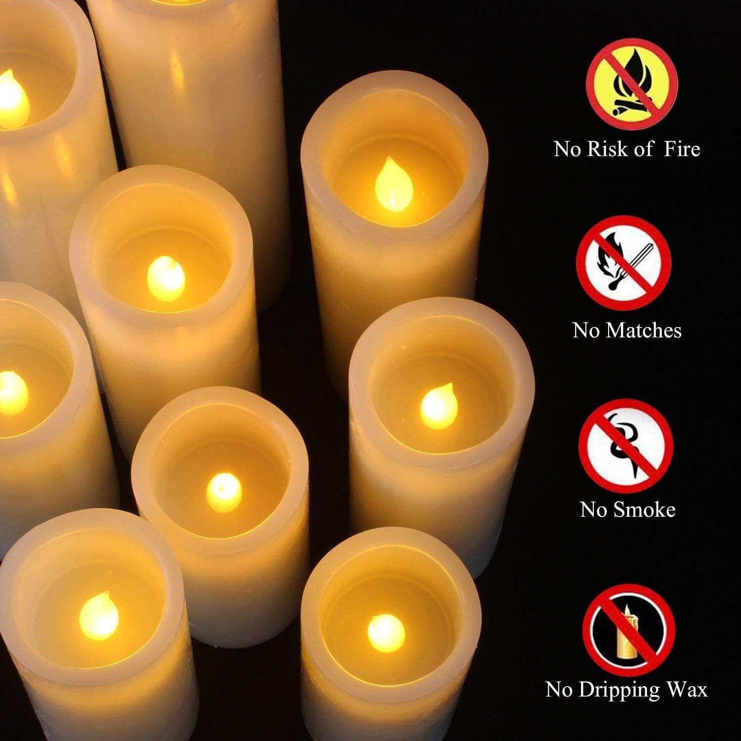 Thumbnail 4 de Vinkor Flameless Candles 24-Hour Timer 🕯
