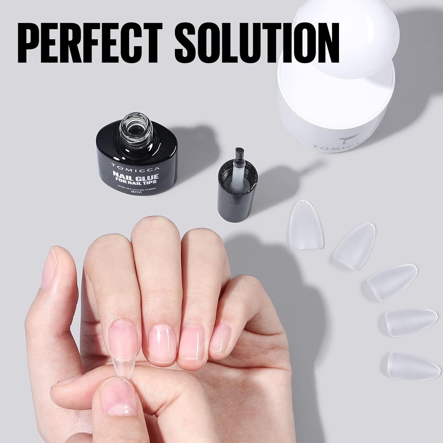 Detalle de TOMICCA Gel Nail Glue UV, 8 ml