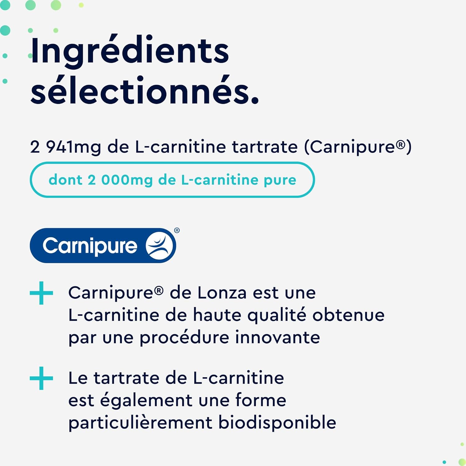 Thumbnail 3 de L‑CARNITINE Naturelle 2941 mg pré-entraînement 💊