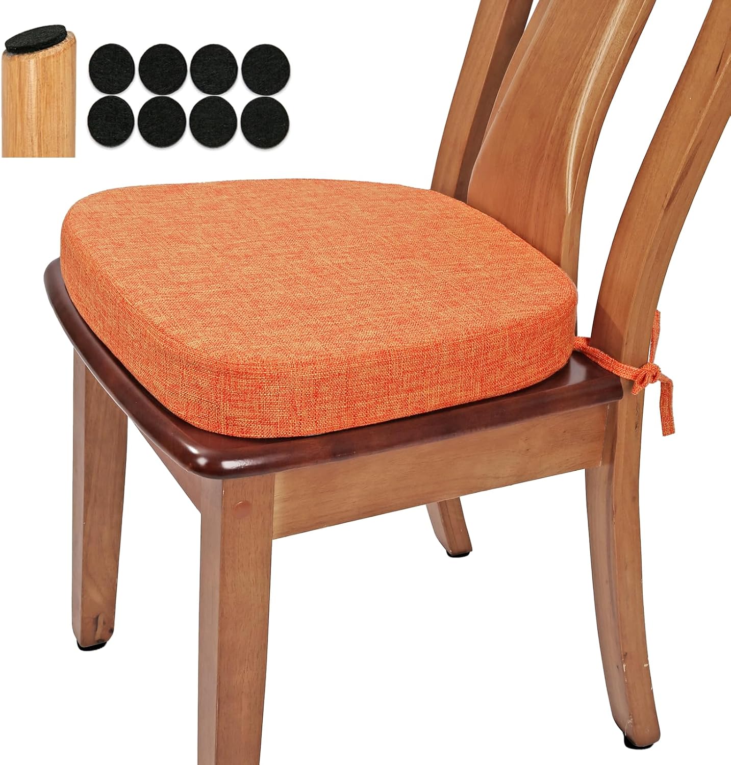 Detalle de BUYUE Dining Chair Cushion, 2.5-Inch Thick
