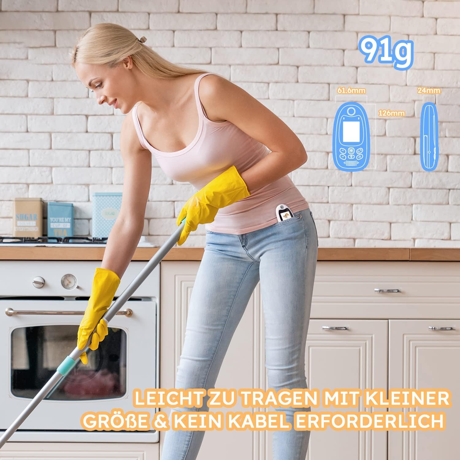 Thumbnail 2 de BOIFUN Babyphone mit Kamera 2" und 720p