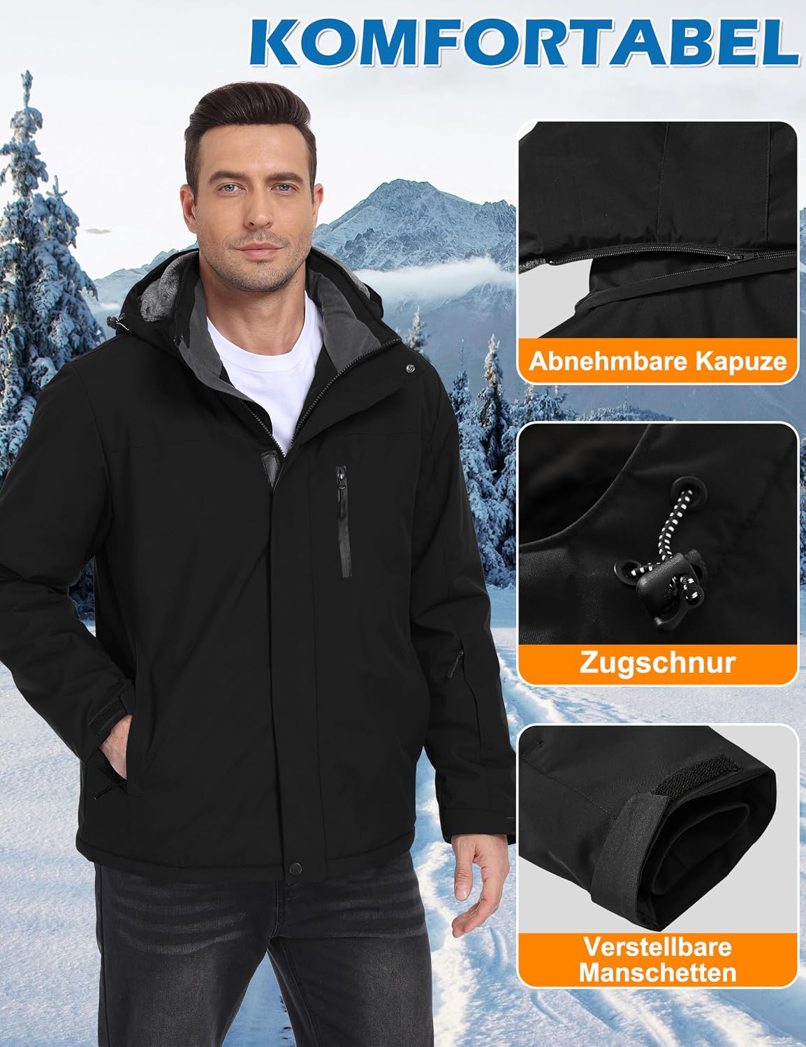 Thumbnail 4 de Zoofly Winterjacke Herren 10.000 mm