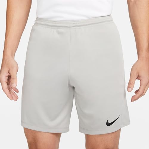 Detalle de Nike M NK Dry Park III Short Nb K para hombre – Pantalón corto deportivo en Pewter Grey/Black