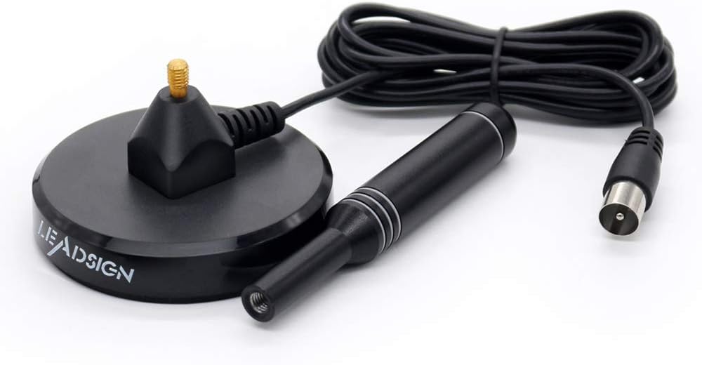 Thumbnail 4 de LEADSIGN 2026 Upgraded Indoor TV Aerial (High Gain Freeview HD, 300+ miles) with Magnetic Base and 6.6ft Coax Cable