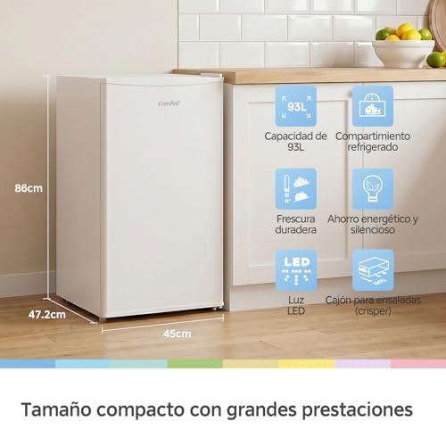 Thumbnail 1 de Comfee RCD93WH2EU(E): Nevera compacta 93L, silenciosa y con control inverter