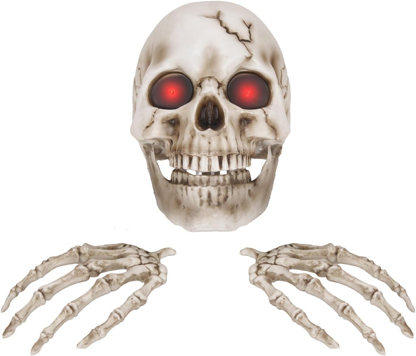 Detalle de Haunted Hill Farm Talking Skeleton, 1.3-Ft.