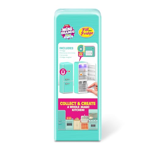 Detalle de Kit de Juego Mini Brands Fill The Fridge con luz ultravioleta de ZURU