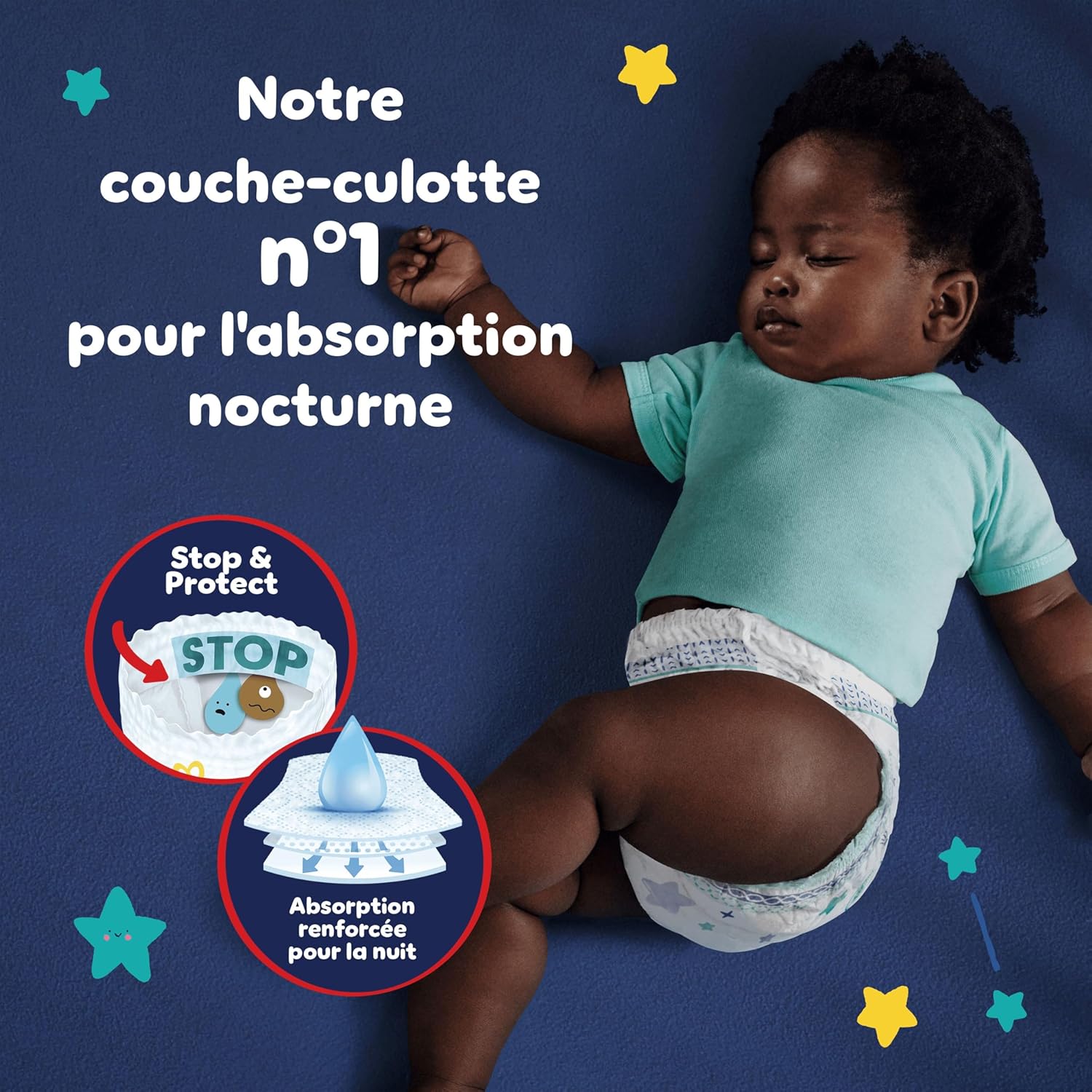 Detalle de Pampers Night Pants 138 couches-culottes đ¶
