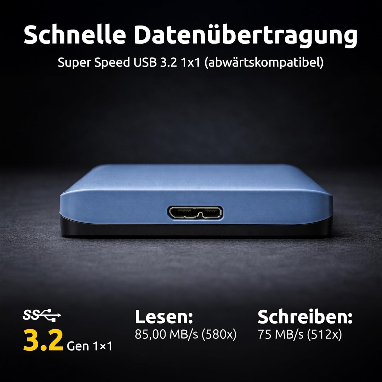 Thumbnail 4 de Intenso Memory Safe 2 TB – przenośny dysk zewnętrzny 2,5 cala, USB 3.2 Gen 1