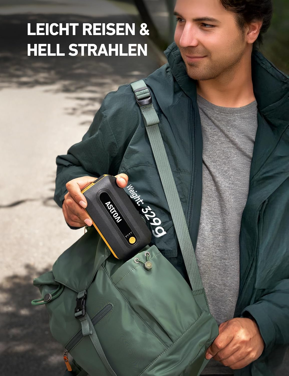 Thumbnail 6 de AstroAI B8 Starthilfe Powerbank für 12V: Booster für PKW & Motorrad, inkl. LED-Licht