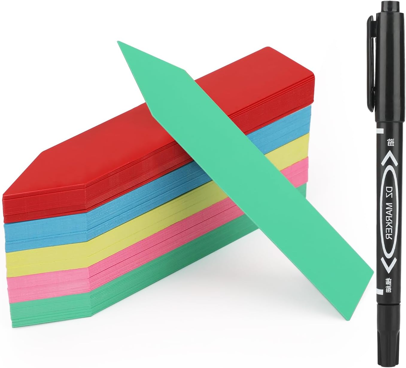 KINGLAKE Étiquettes plantes 100 pcs 10x2cm