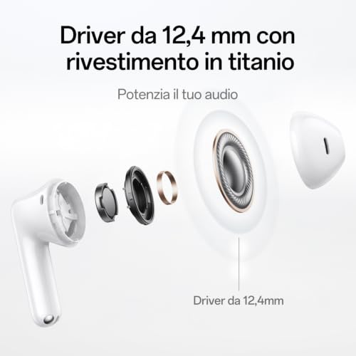 Detalle de OPPO Enco Buds3 Auricolari In-Ear Wireless: 48h di autonomia, IP55 e traduzione IA in tempo reale