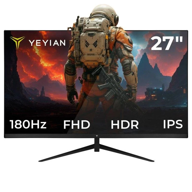 Detalle de Monitor Yeyian Elysium27 YMF-IPF27-M1 27" FullHD 180 Hz, FreeSync, HDR y Altavoces