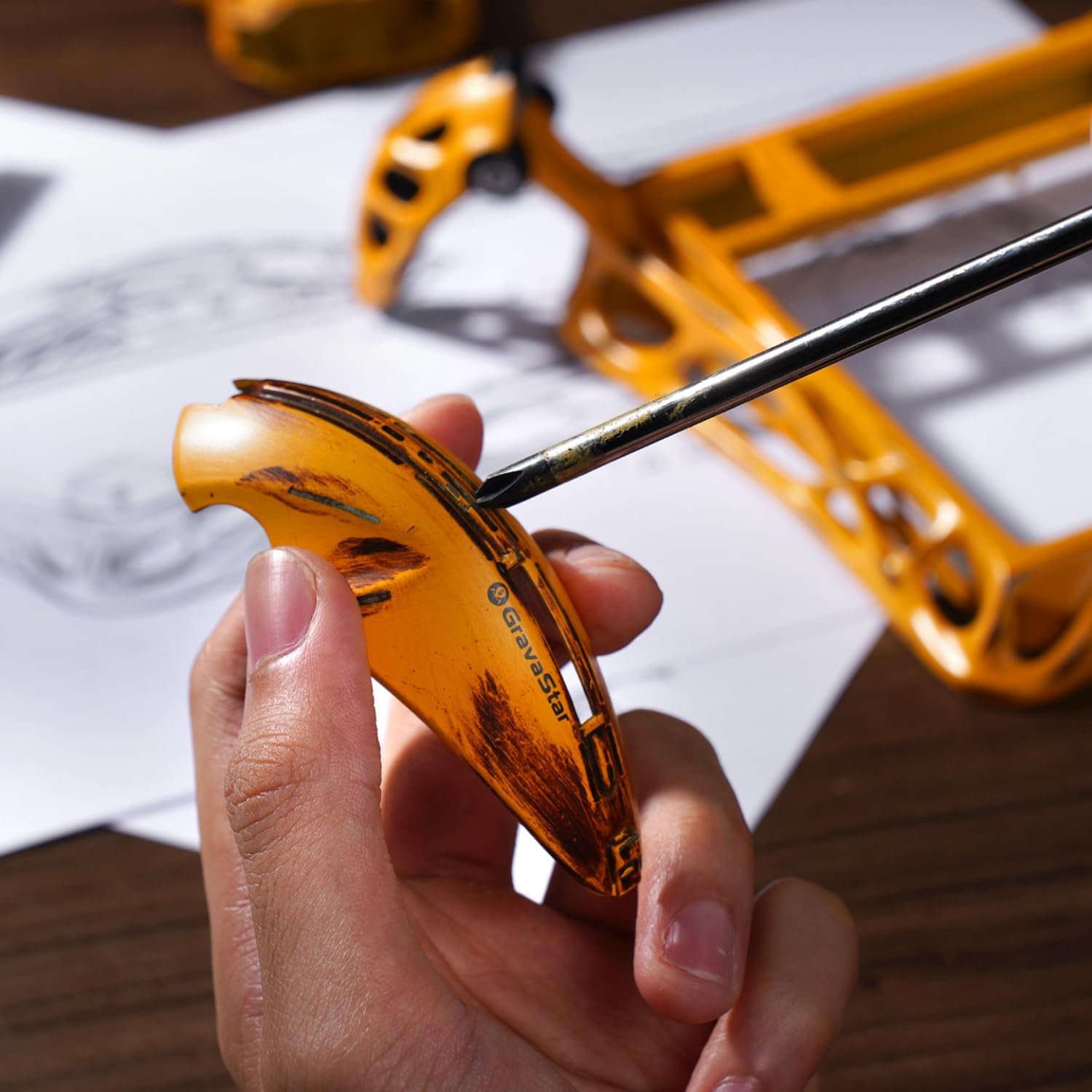 Thumbnail 2 de GravaStar Mercury K1 Pro kabellose mechanische Gaming-Tastatur (75%-Layout) – Hot-Swap RGB, lineare Speedy Mint Switches