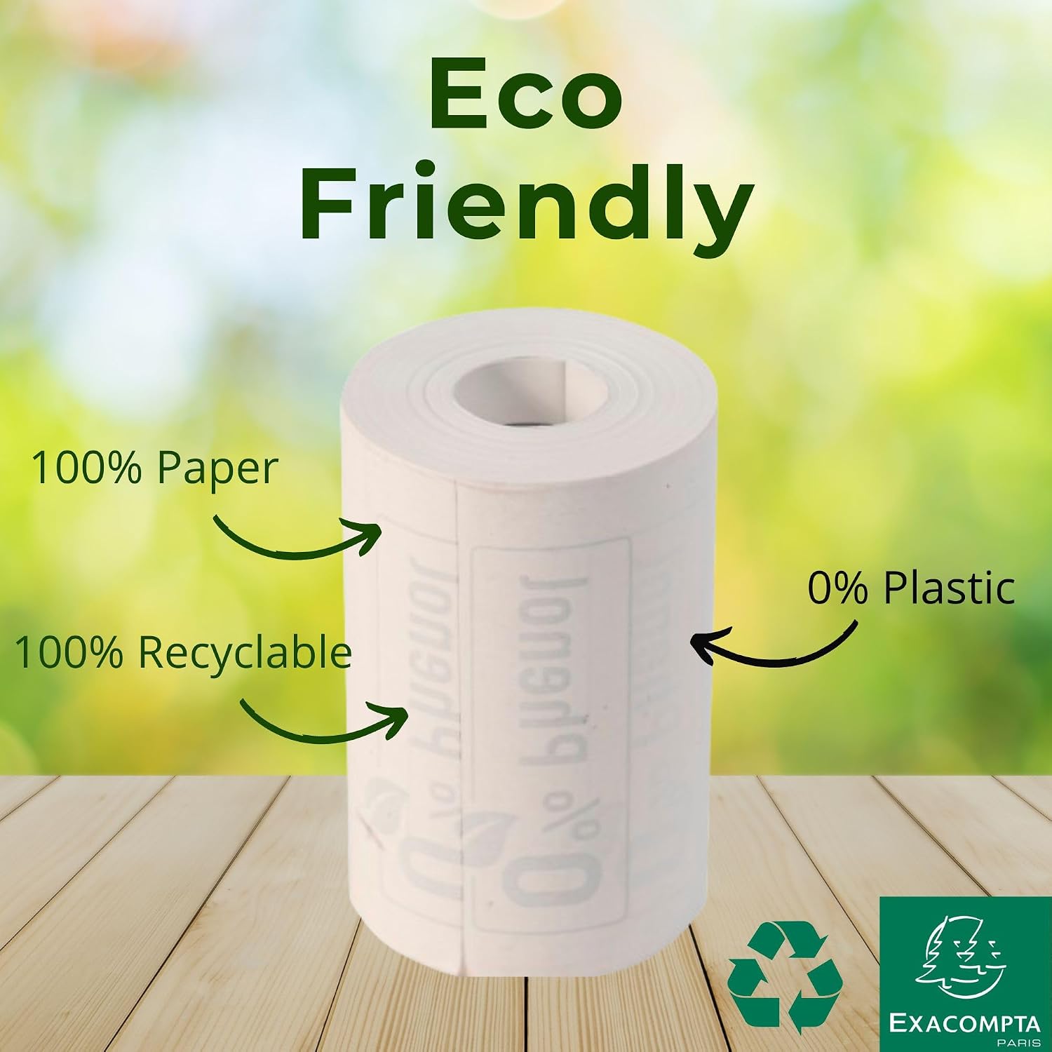Thumbnail 6 de Exacompta Rif. 40761E – Confezione da 20 bobine termiche per carta di credito, 57×40 mm