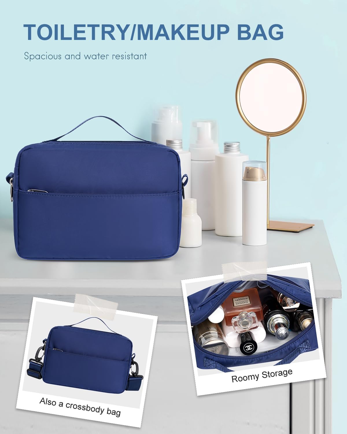 Thumbnail 4 de BAGAIL Travel Duffel Bag with Extra Bottom Storage: Wet/Dry Separation, Separate Toiletry Bag & Versatile Weekender