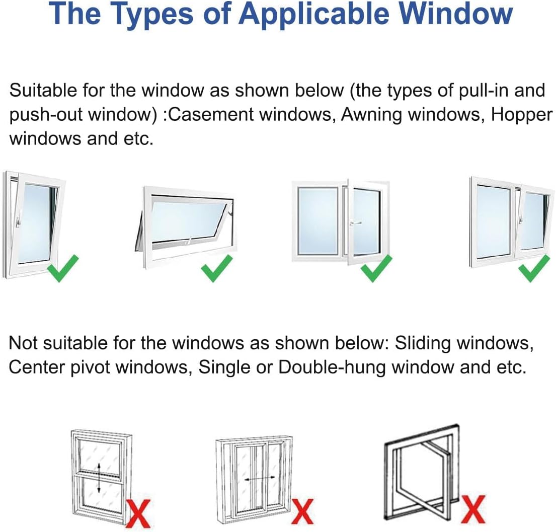 Thumbnail 5 de MOEGFY AC Window Seal: Portable Universal Window Kit for Mobile ACs and Tumble Dryers