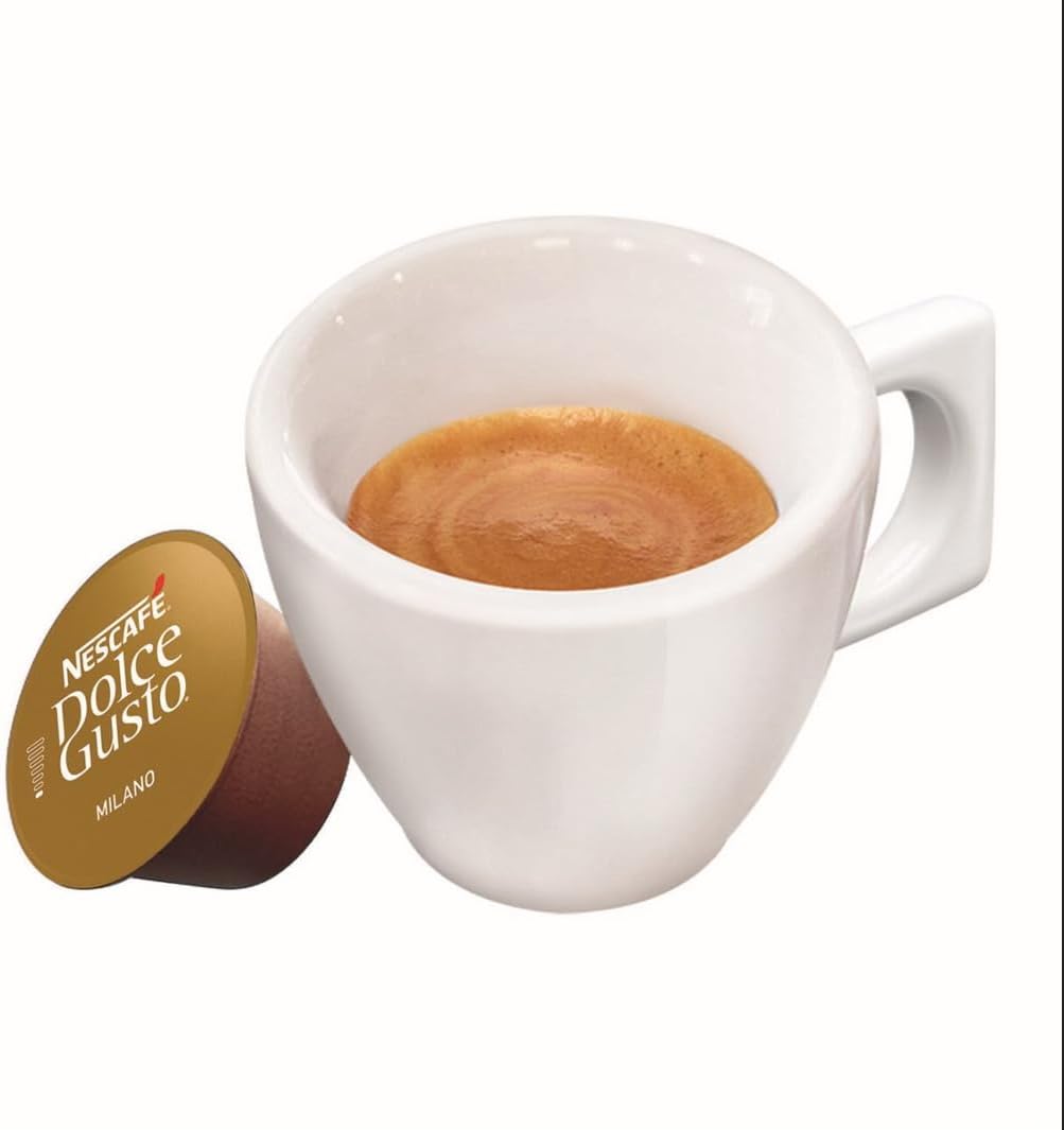 Detalle 2 de NESCAFÉ Dolce Gusto Espresso Milano Caffè – 96 capsule compatibili (6 confezioni da 16)