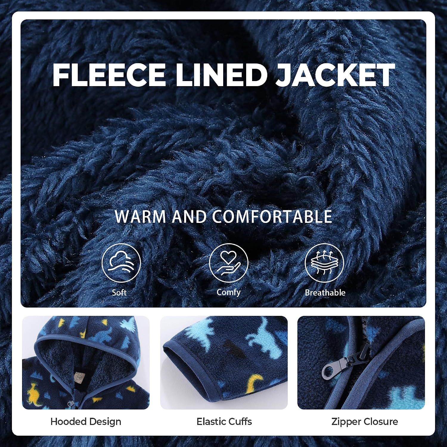 Detalle 2 de Feidoog Toddler Fleece Jacket