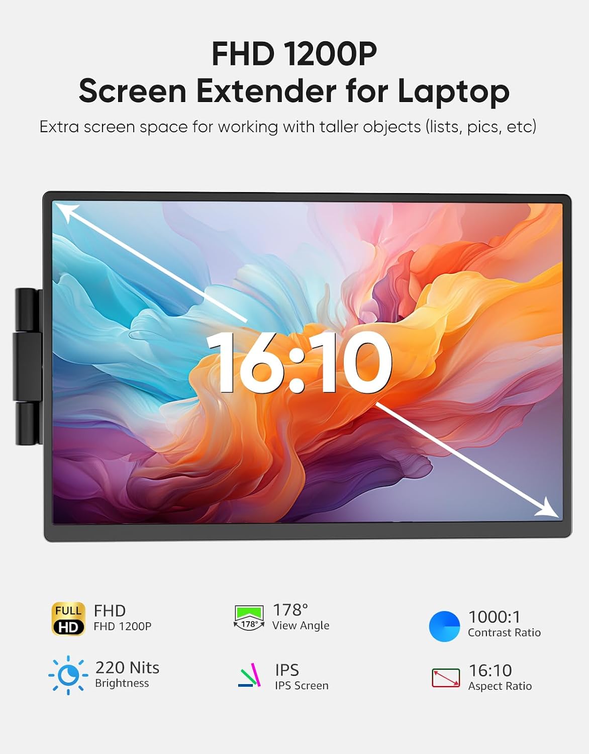 Detalle de Dopesplay 14 inch FHD laptop screen extender