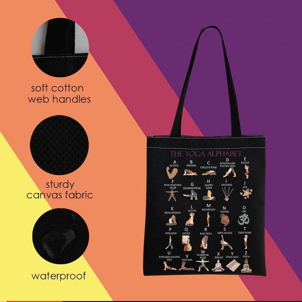 Detalle 2 de Generic Yoga Tote Bag - Medium, Colorful Design