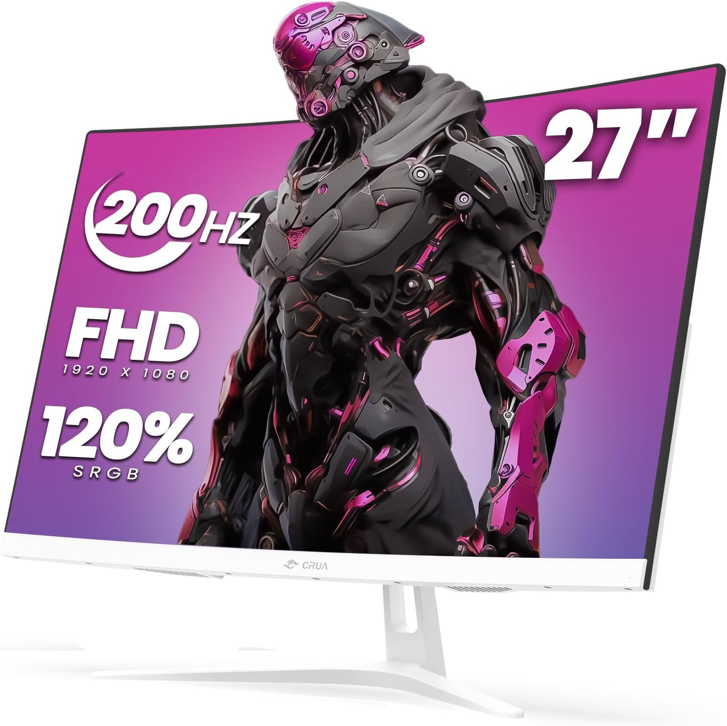 Detalle de CRUA 27-Inch Curved Gaming Monitor