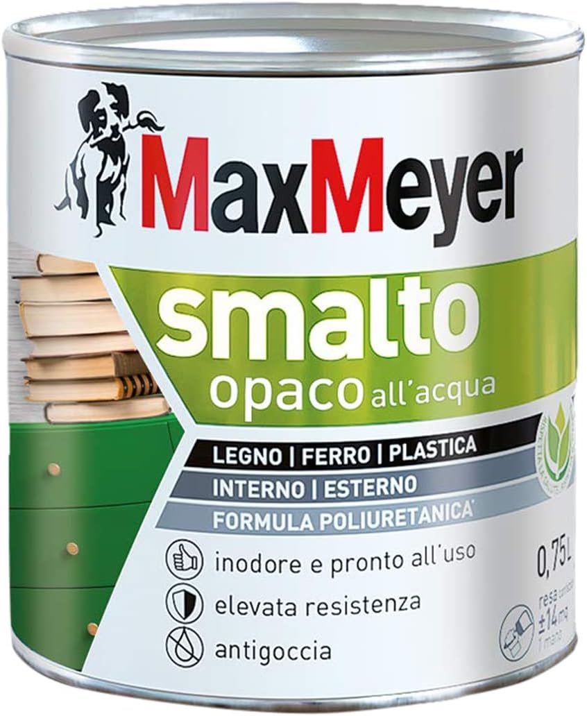 Thumbnail 6 de Maxmeyer Smalto All'Acqua Poliuretanico Opaco Yuta – 0,75 L