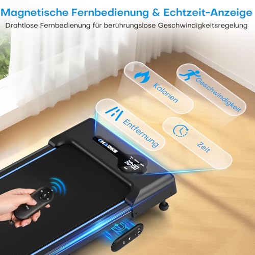 Thumbnail 5 de CHAOKE Walking Pad: Schreibtisch-Laufband mit 9% Steigung, 2,75 PS leisem Motor und 150 kg Belastbarkeit