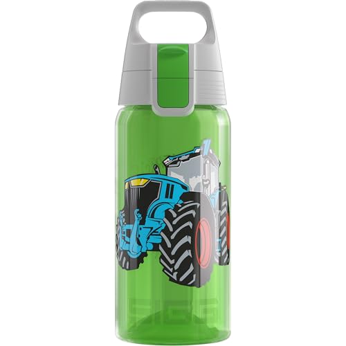 Detalle de Sigg Trinkflasche Kinder Viva One Tractor 0,5 L – auslaufsicher, spülmaschinenfest, BPA-frei