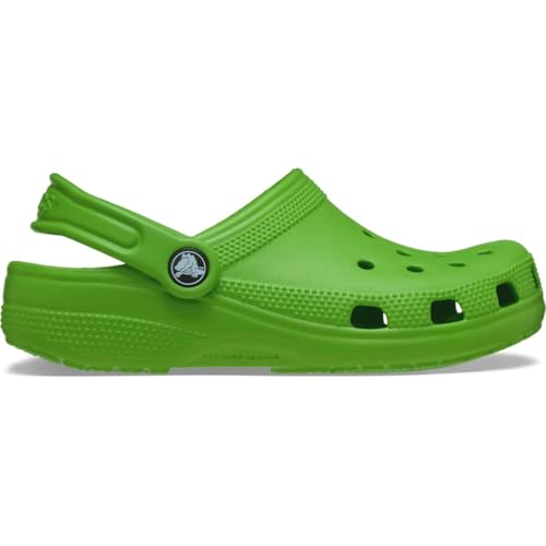 Detalle 2 de Crocs Unisex Kids Classic Clog K in Green, Size 3 UK