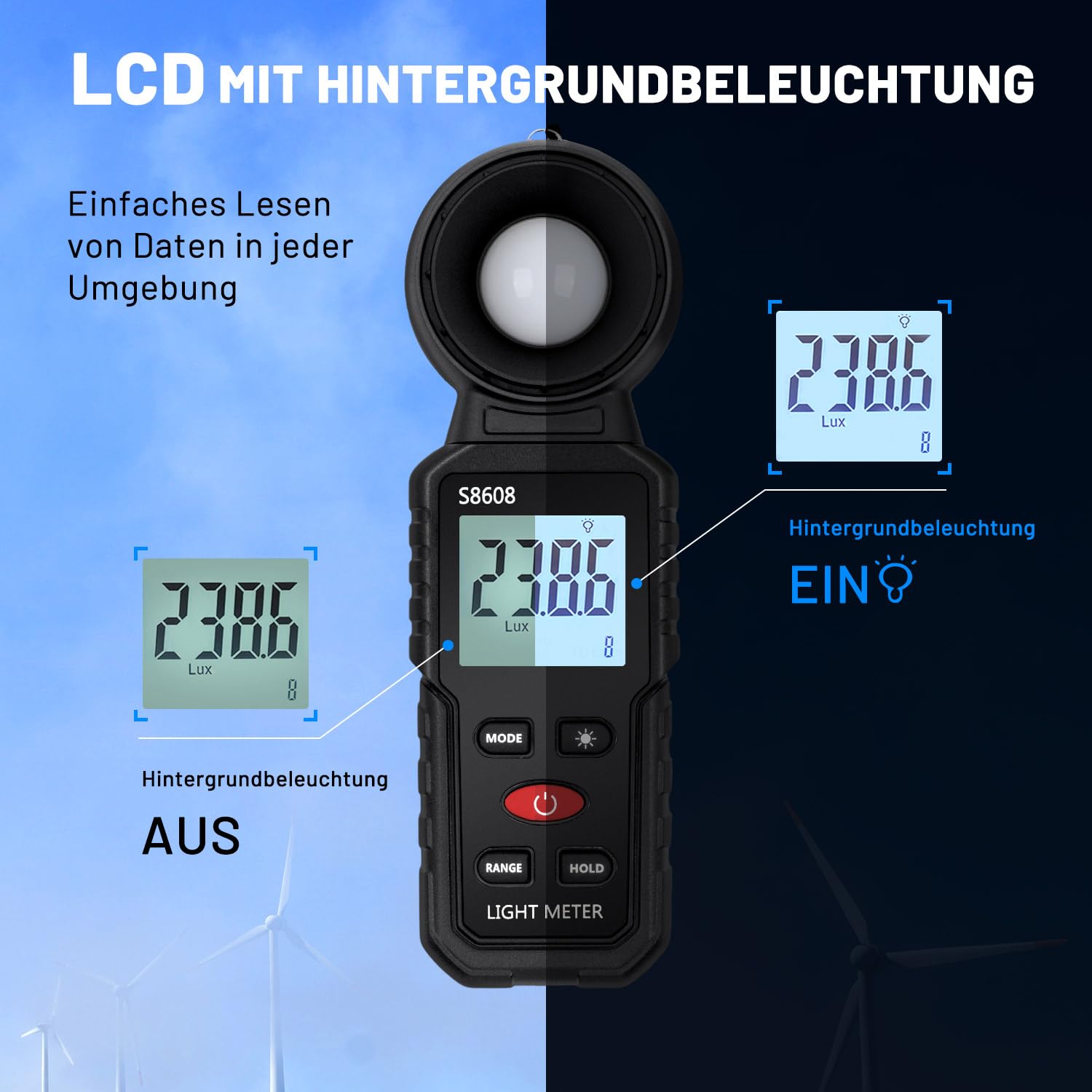 Thumbnail 5 de Luxmeter Mcbazel Digital 200.000 Lux