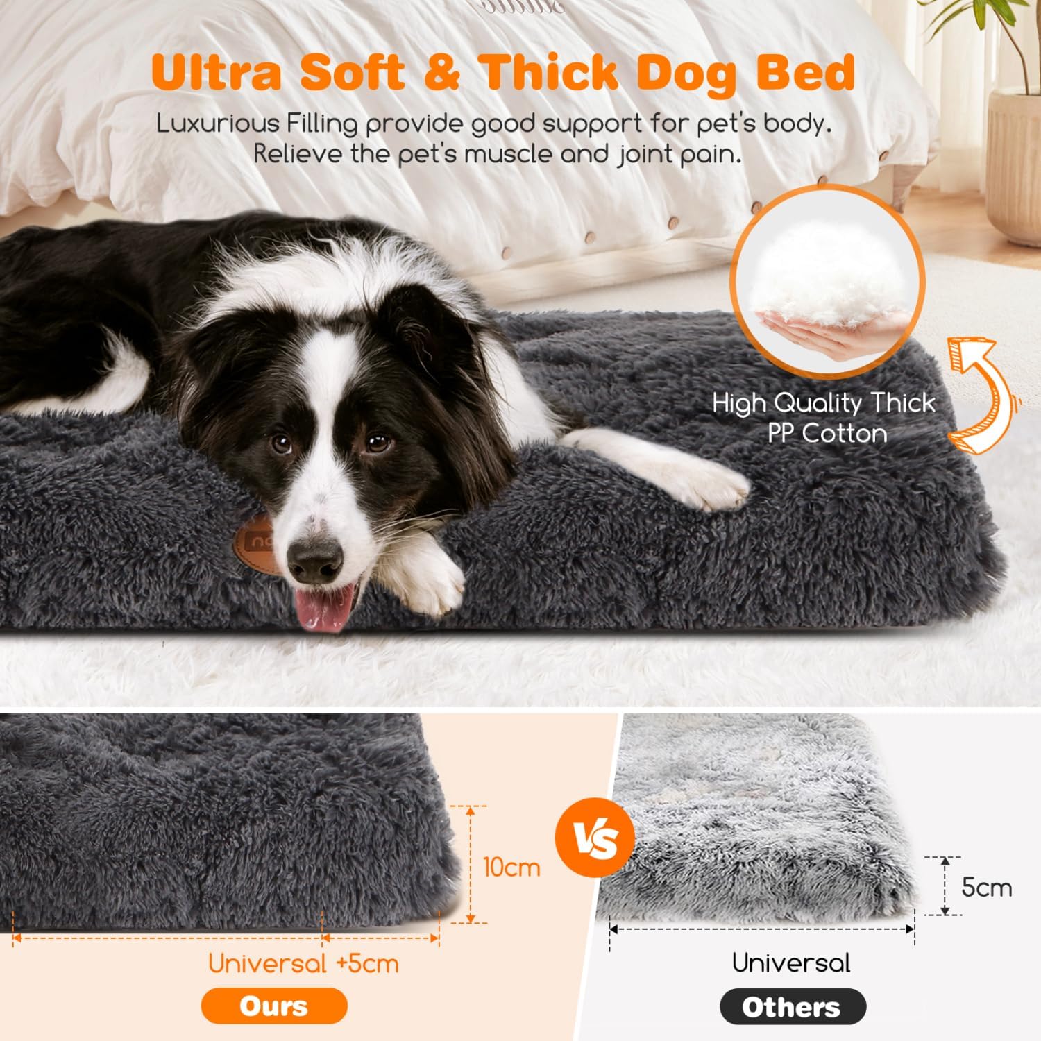 Detalle 2 de Nobleza Cama para Perro Grande 110x73cm