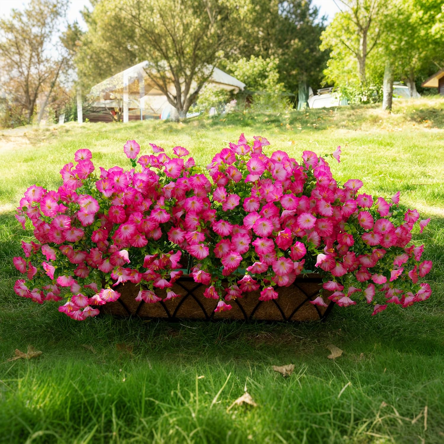 Detalle 2 de Orphidel Morning Glory 16 Bundles Faux Flowers