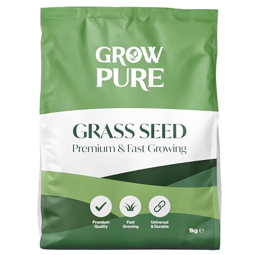 Imagen de Grow Pure Grass Seed (1kg) — Quick Patch and New Lawn Solution, UK Climate en OfertitasTOP