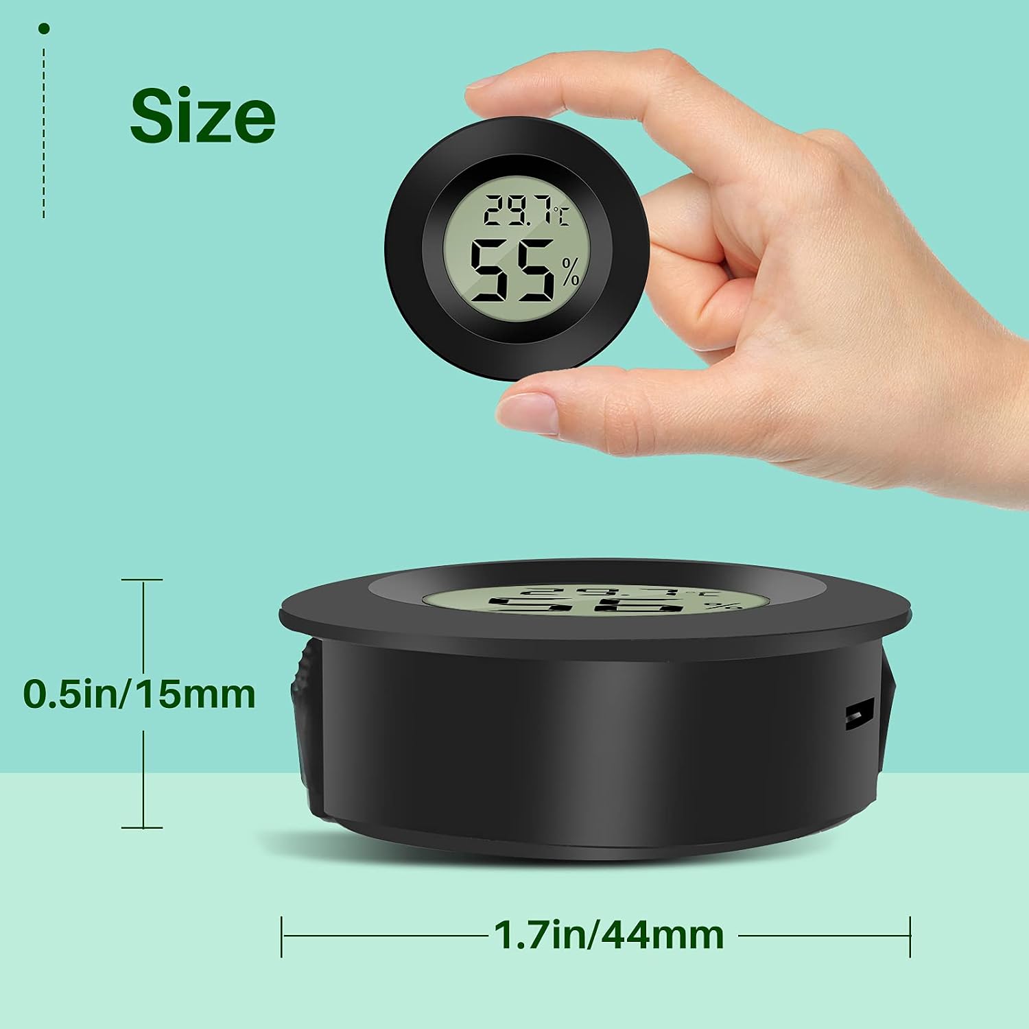 Thumbnail 4 de Thlevel Humidity Meter Sensor Thermometer 3 Pack 📏