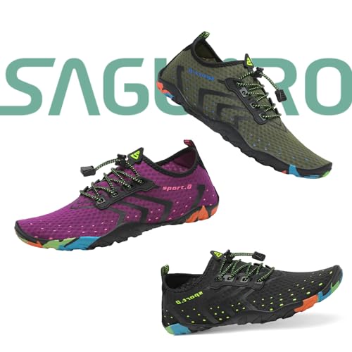 Thumbnail 6 de SAGUARO Unisex Zapatos de Agua Antideslizante Secado Rápido para Playa y Natación – Grafite 41