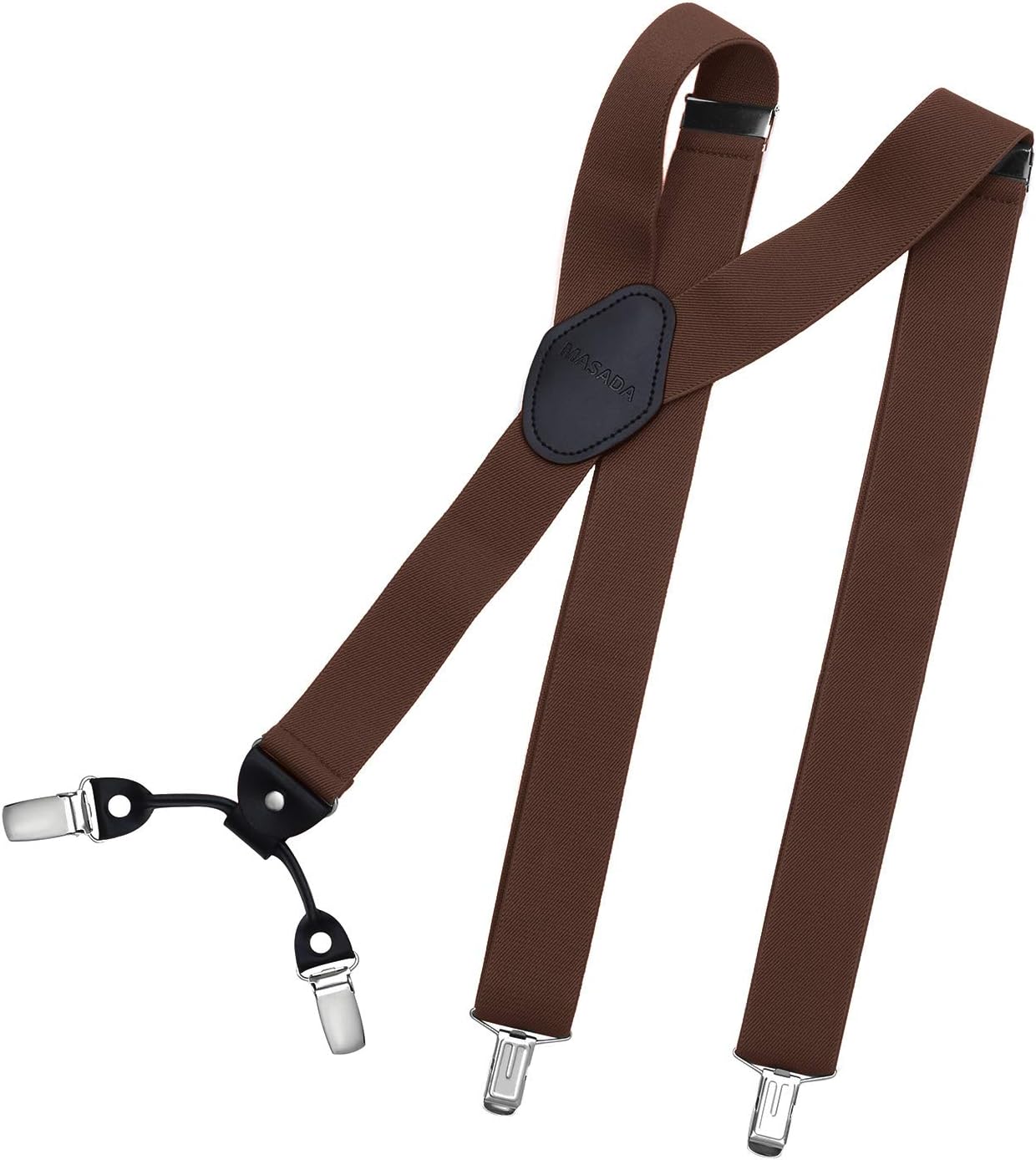 Detalle 2 de Masada Bretelle da uomo 3,5 cm clips resistenti