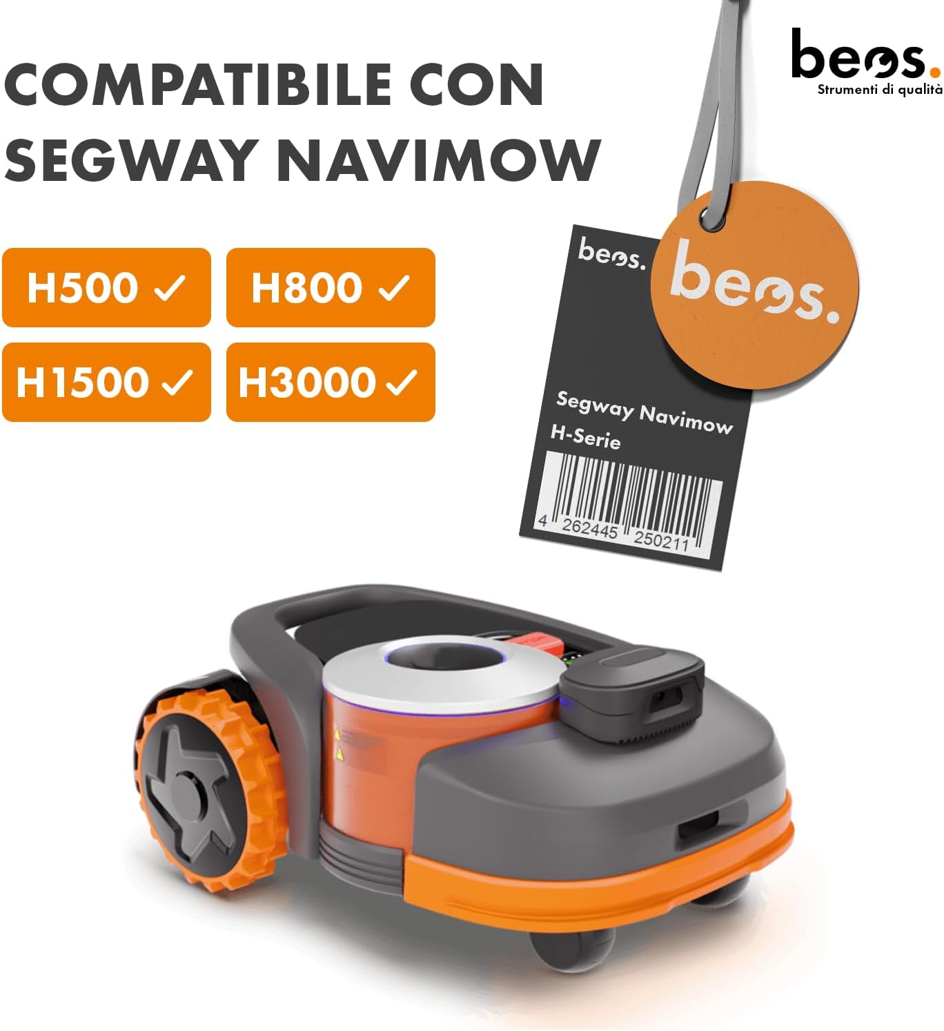 Thumbnail 2 de BEOS Tuning per rasaerba Robot Premium – Disco lama 6 lame per Navimow Serie H (H500/H800/H1500/H3000)