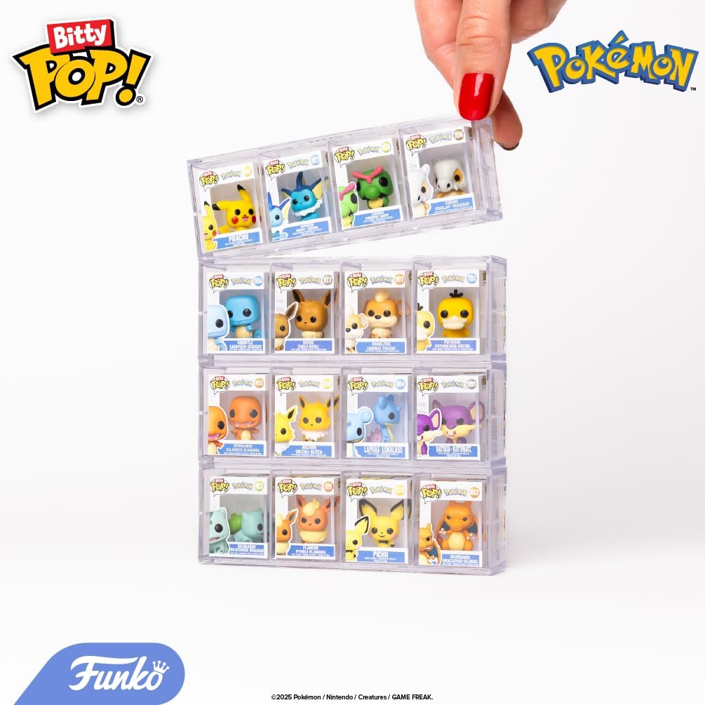 Thumbnail 4 de Funko Bitty POP! 4 Pack: Pokemon – Squirtle, Eevee, Growlithe, Psyduck (0,9 Zoll) Sammelbar