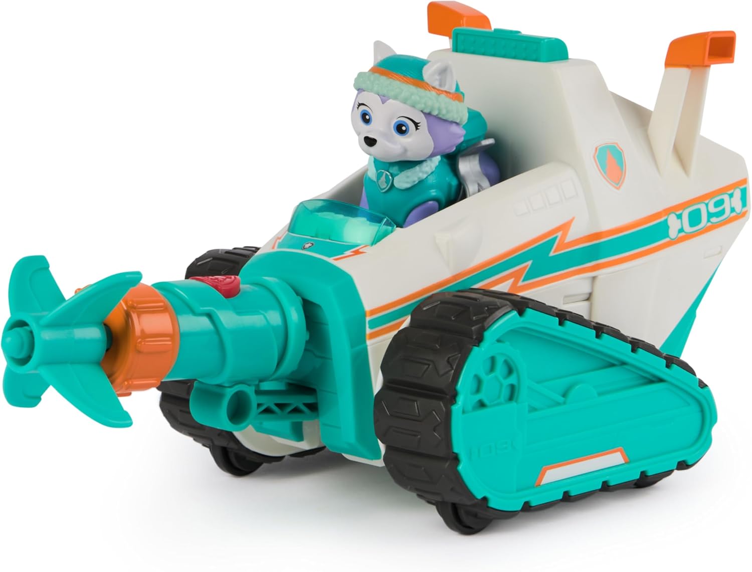 Thumbnail 2 de Paw Patrol Everest Deluxe Snowmobile con lanciamissili, snowboard e action figure – set per bambini 3+