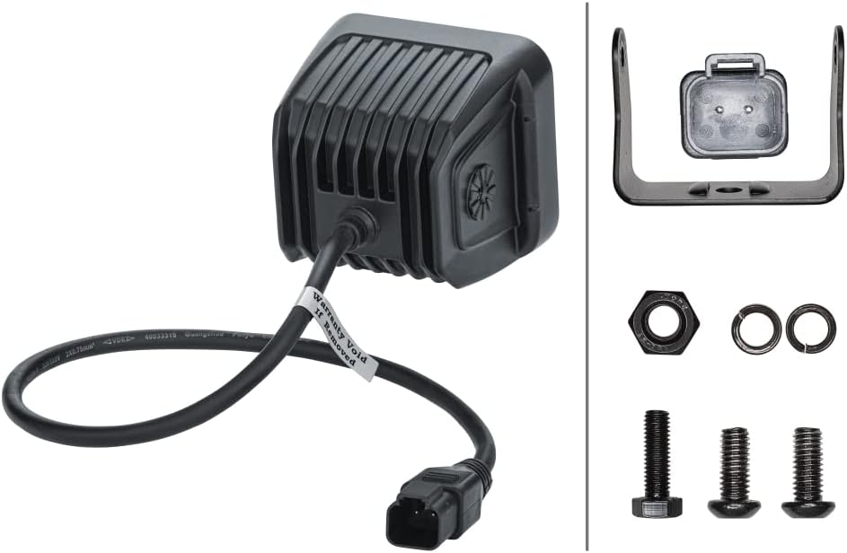 Detalle de HELLA 1Fa 358 176-861 LED Projecteur Longue Portée – Black Magic Cube 3.2